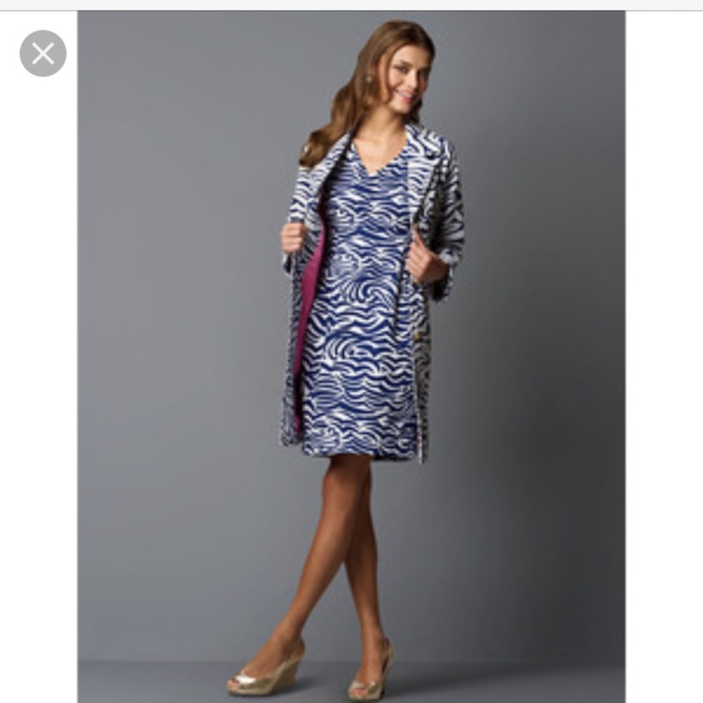 Lilly Pulitzer Dandi Jacquard Trench Coat 🎀